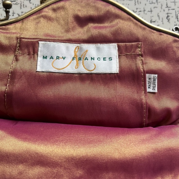 Mary Frances 'Rock my Soul' evening bag embellished with genuine turquoise. - Picture 3 of 3